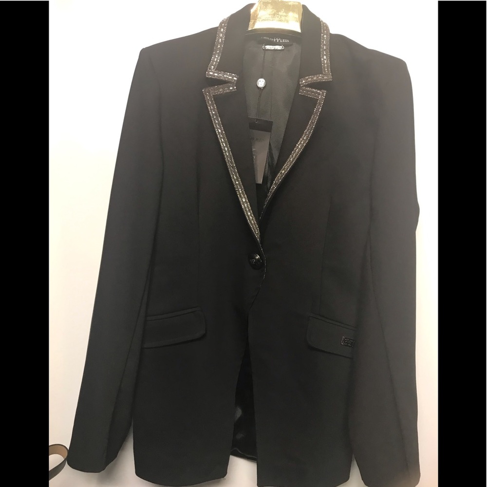 Blazer embroidered crystal